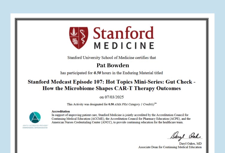 斯坦福医学院提供免费证书和 CME 学分的课程