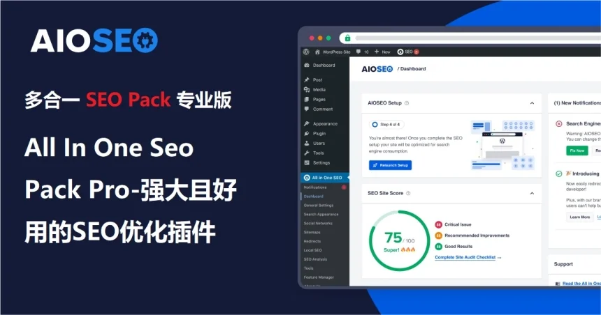 All In One Seo Pack Pro v4.7.3.2-强大且好用的SEO优化插件免费下载