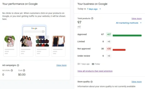 一款适用于谷歌GMC申请的 WordPress 模板