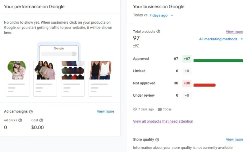 一款适用于谷歌GMC申请的 WordPress 模板